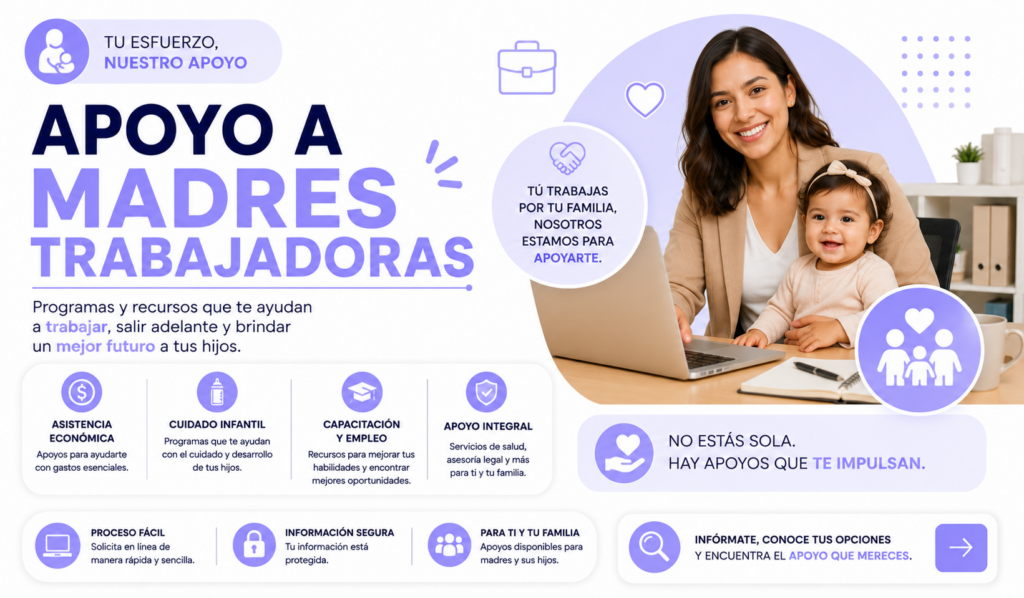 Apoyo para madres trabajadoras