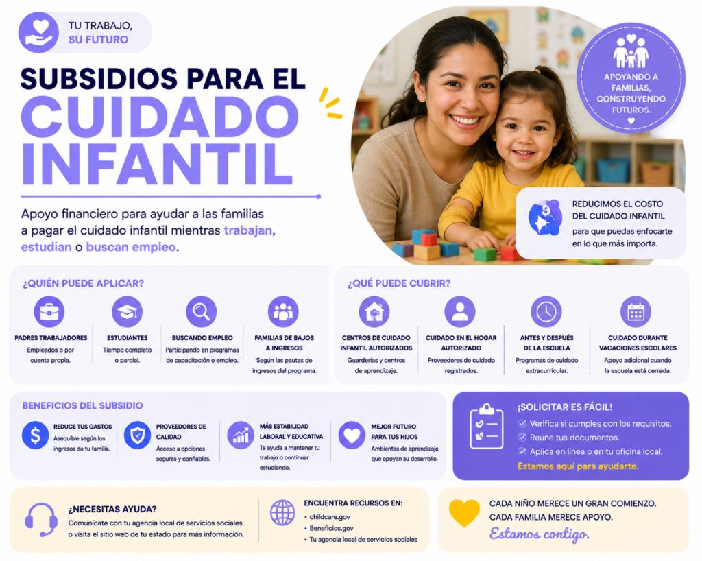 Subsidios para el cuidado infantil